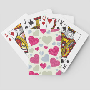 Hearts Background Playing Cards