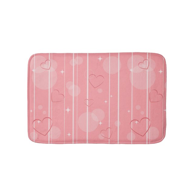 Hearts Bath Mat (Front)