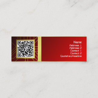 Hearts Big Explosion Mini Business Card