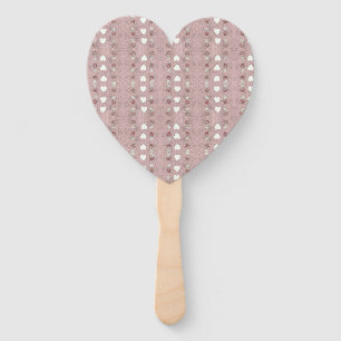 Hearts & Blossoms Hand Fan