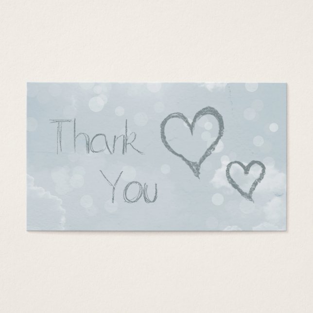 Hearts & Bokeh thank you (Front)