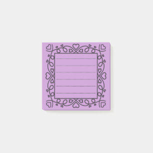 Hearts Border  Post-it Notes