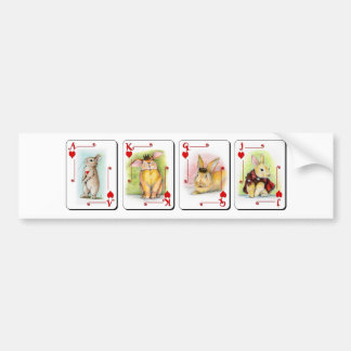 HEARTS BUMPER STICKER