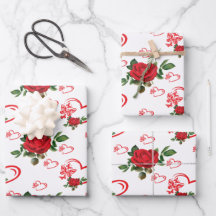 Hearts Butterflies and Flowers