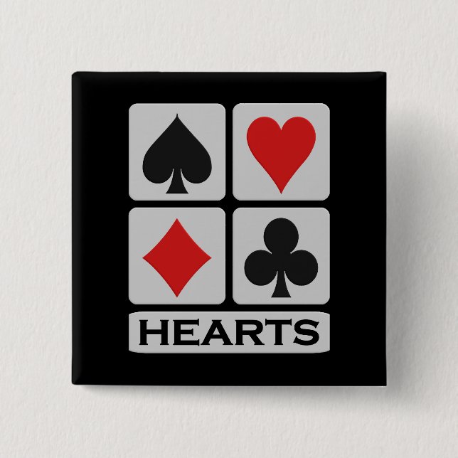 Hearts button (Front)