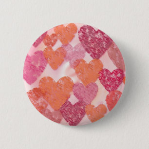 Hearts Button ... Wedding Favour