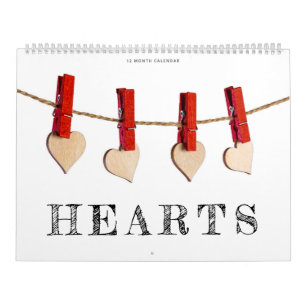 Hearts Calendar