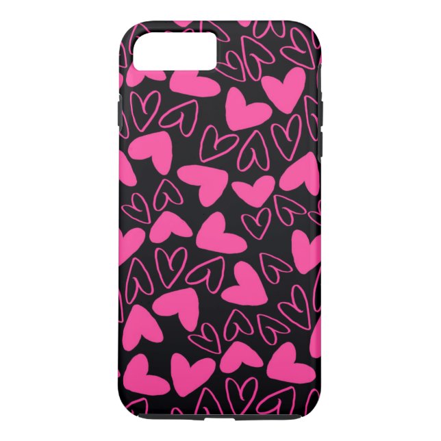 Hearts Case-Mate iPhone Case (Back)