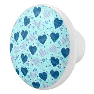Hearts Ceramic Knob