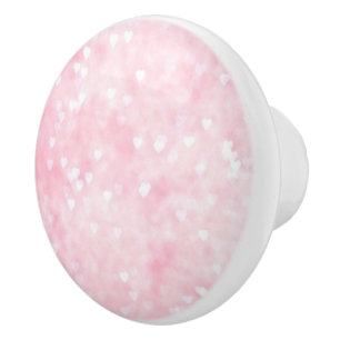Hearts Ceramic Knob