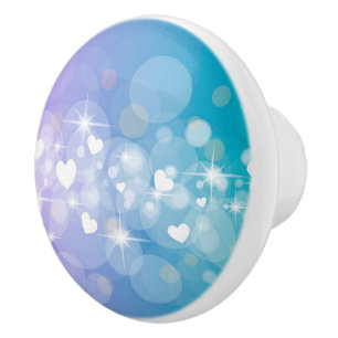 Hearts Ceramic Knob