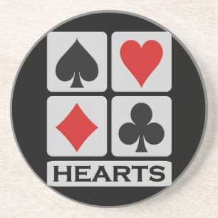 Hearts coaster