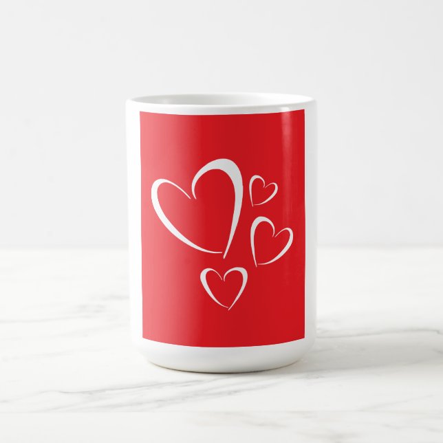 Hearts Coffee Mug (Center)