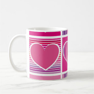 hearts coffee mug
