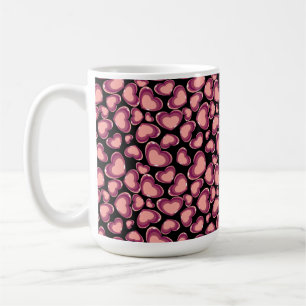 Hearts coffee mug