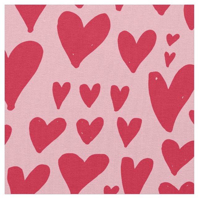 Hearts Core Fabric (Close Up)