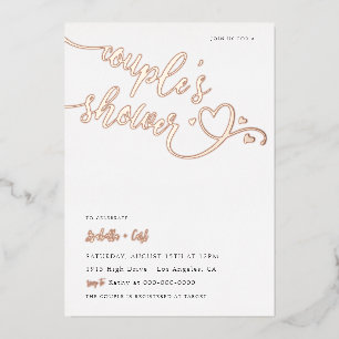 Hearts Couple's Shower