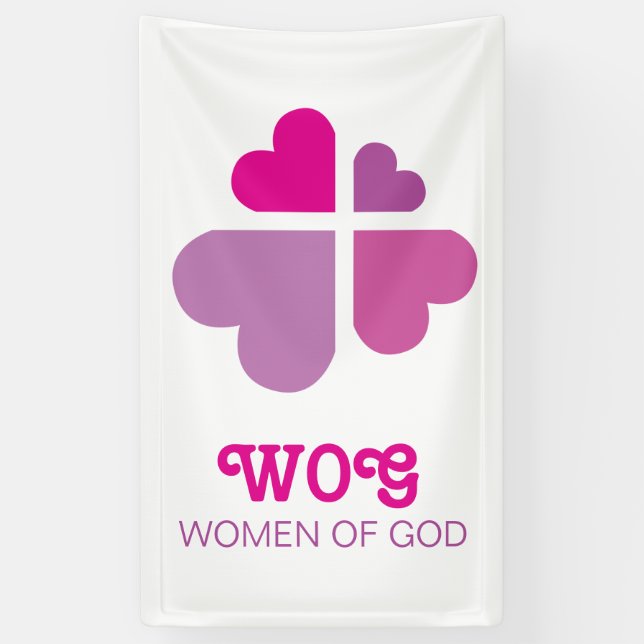 Hearts Cross Banner (Vertical)