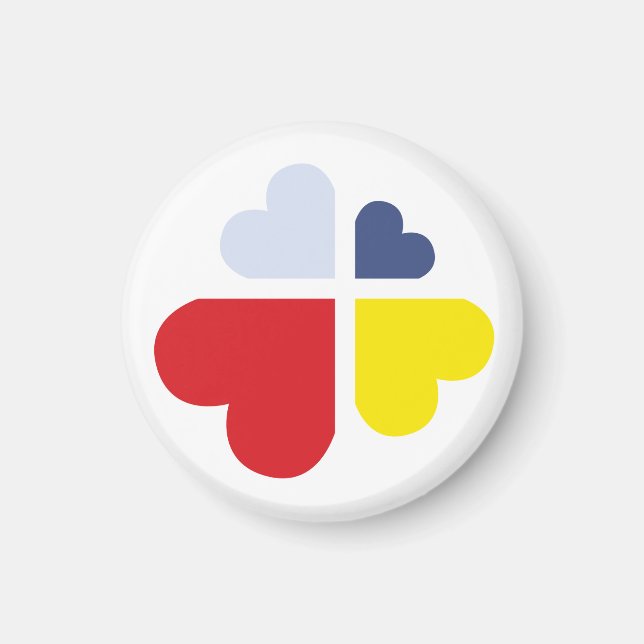 Hearts Cross Magnet (Front)