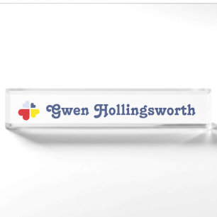 Hearts Cross Nameplate
