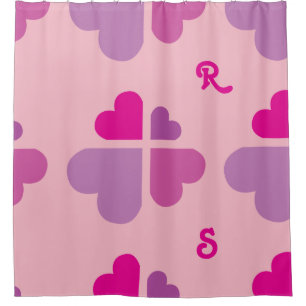 Hearts Cross Shower Curtain