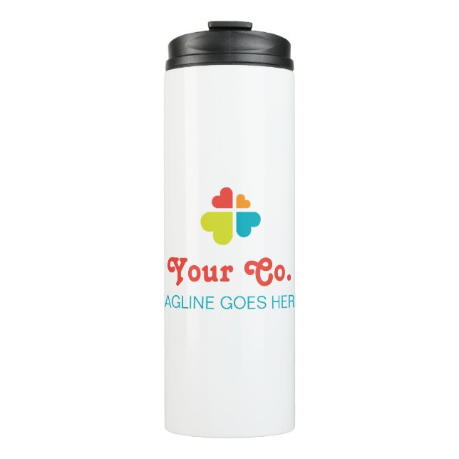 Hearts Cross Thermal Tumbler (Front)