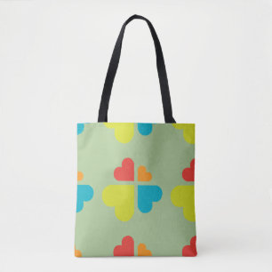 Hearts Cross Tote Bag