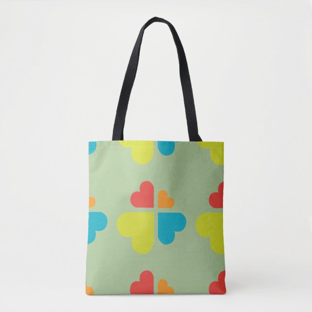 Hearts Cross Tote Bag (Front)