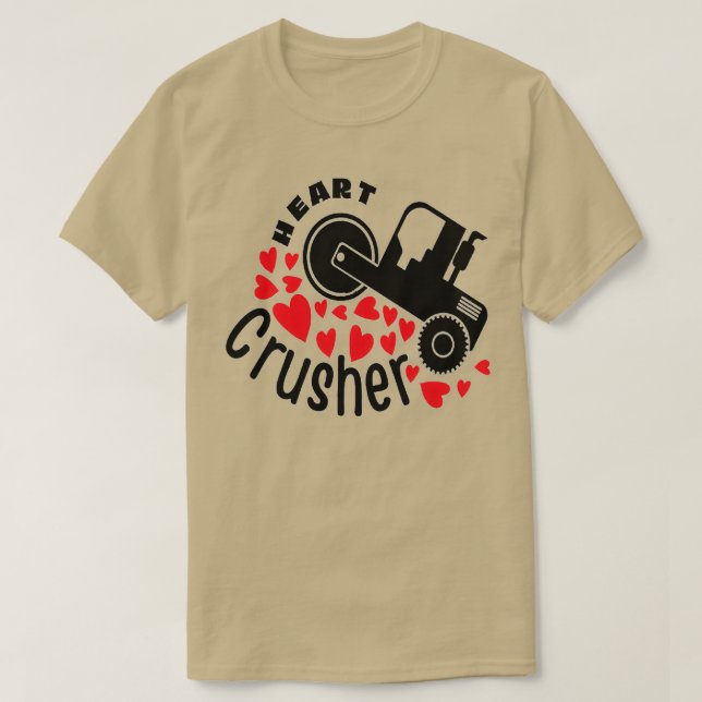 HEARTS CRUSHER DESIGN FOR VALENTINES DAY T-Shirt (Design Front)