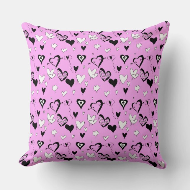 Hearts Cushion (Front)