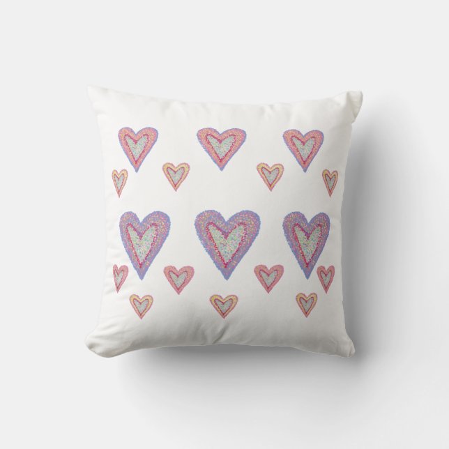 Hearts Cushion 41 x 41 cm (Front)