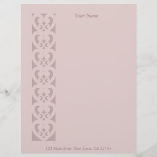 Hearts Cutout Customised Letterhead