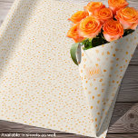 Hearts - Dark Orange on Light Orange - Rolls Wrapping Paper<br><div class="desc">Hearts in various shades of darker orange on a light orange (peach) background. 

Available in sheets and rolls as well as other colorways: 
https://www.zazzle.com/collections/pattern_hearts-119768498397094853</div>