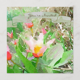 Heart's Delight Kaufmanniana Tulip Invitation
