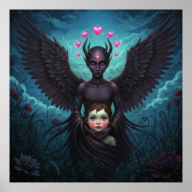 Heart's Embrace Poster (Front)