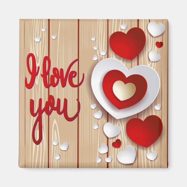 Hearts Fantasy Magnet (Front)