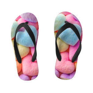 Hearts Flip Flops