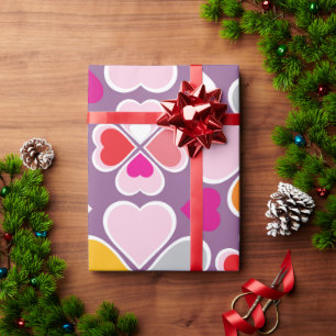 Hearts Flower Creation 1 Wrapping Paper