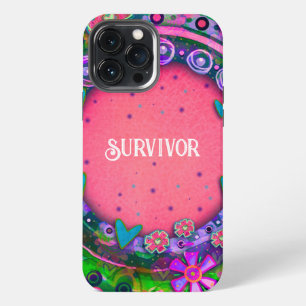 Hearts Flowers Customisable Inspirivity Survivor iPhone 13 Pro Max Case