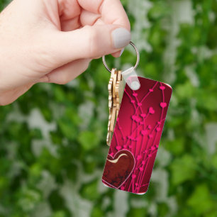 Hearts & Flowers Premium Keychain