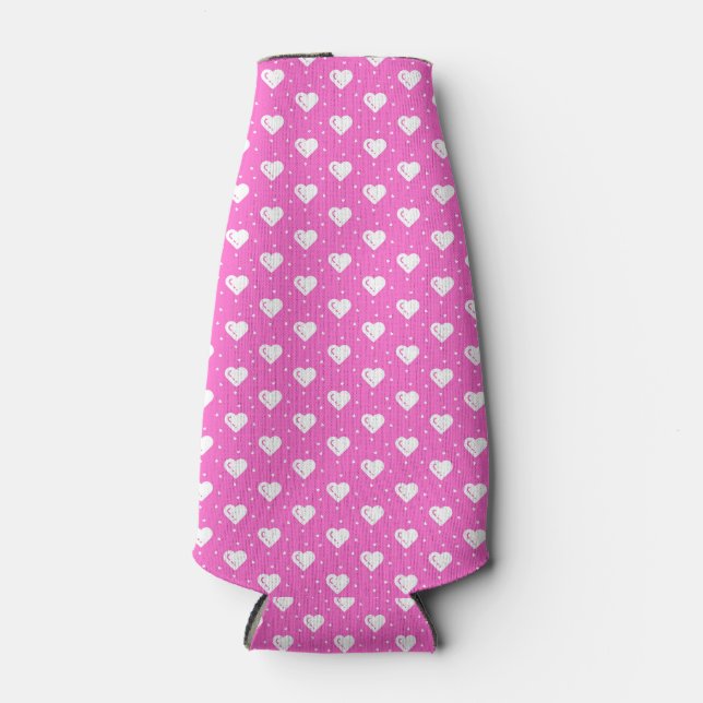 Hearts foam bottle cooler (Front)