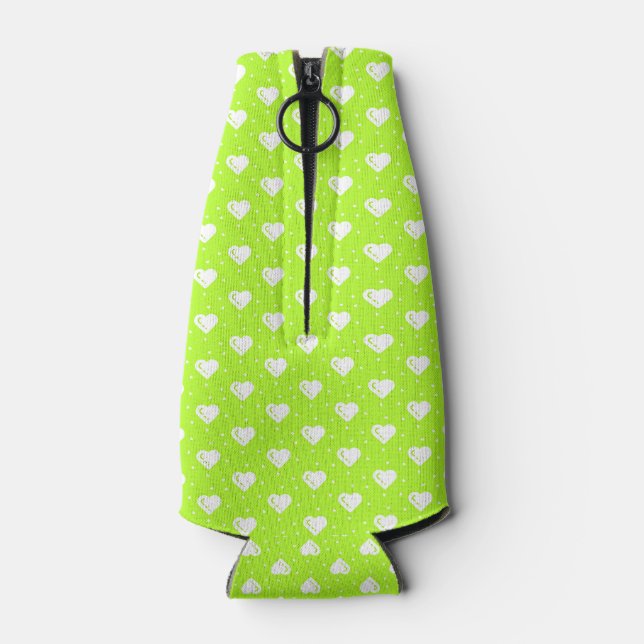 Hearts foam bottle cooler (Back)