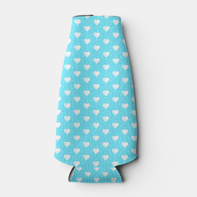 Hearts foam bottle cooler (Front)