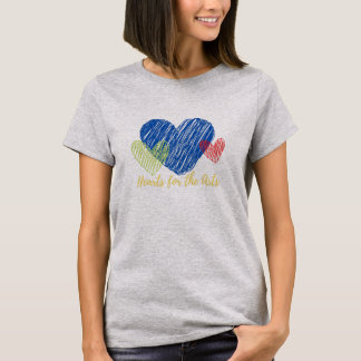 Hearts for the Arts, 3 Artistic Hearts T-Shirt