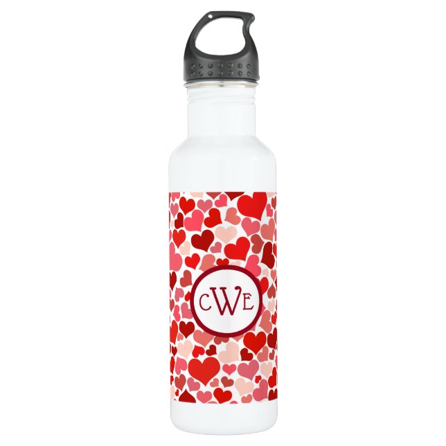 Hearts Forever 710 Ml Water Bottle (Front)