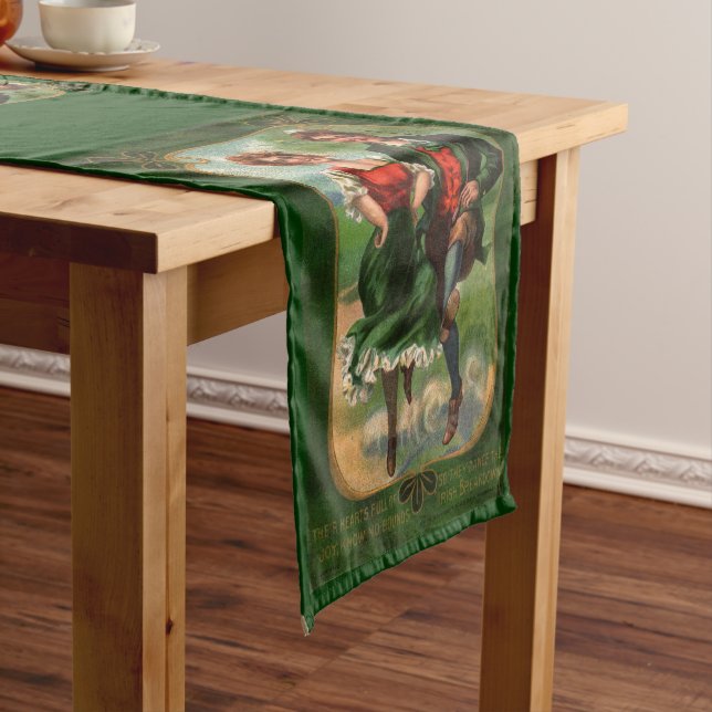 Hearts Full Of Joy St. Patrick's Table Runner (In Situ)