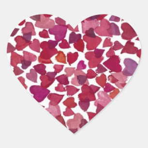 Hearts Galore - Sticker