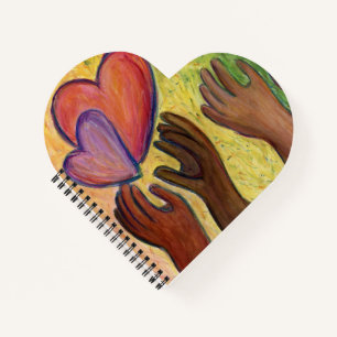 Hearts & Hands Love Diversity Notebook or Journal