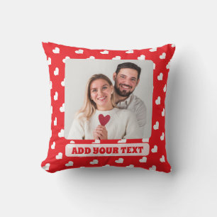 Hearts Happy Valentine’s Day Modern Love Pattern Cushion