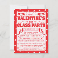 Hearts Happy Valentine’s Day Modern Love Pattern